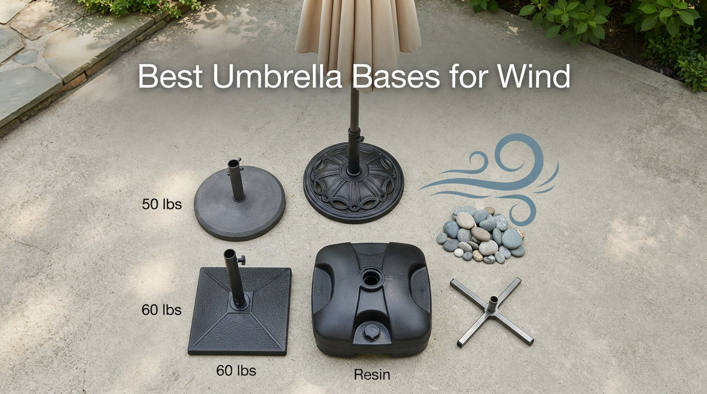 Best Umbrella Bases for Wind