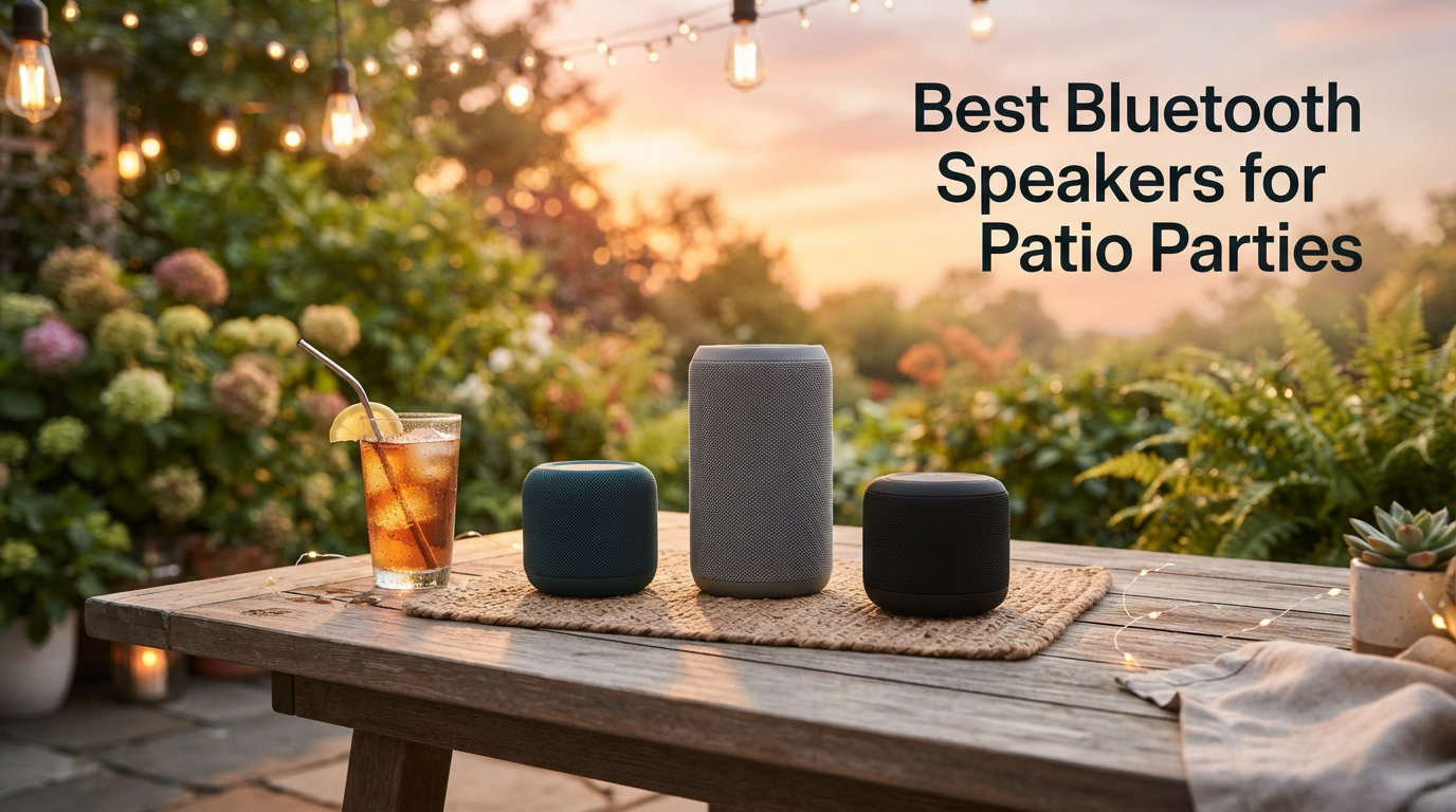 Best Bluetooth Speakers for Patio Parties