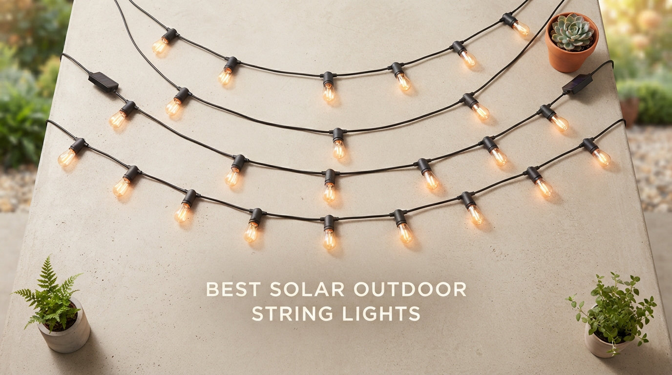 Best Solar Outdoor String Lights