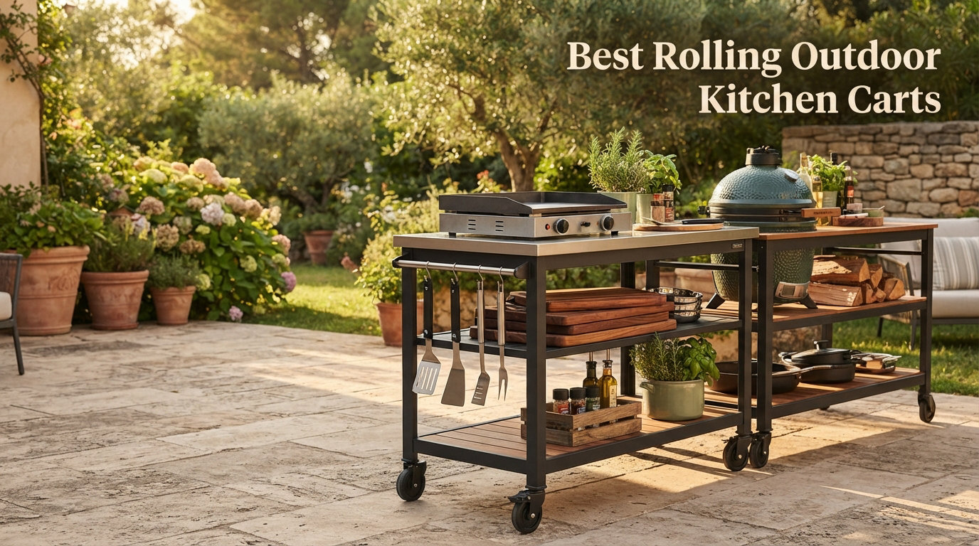 Best Rolling Outdoor Kitchen Carts