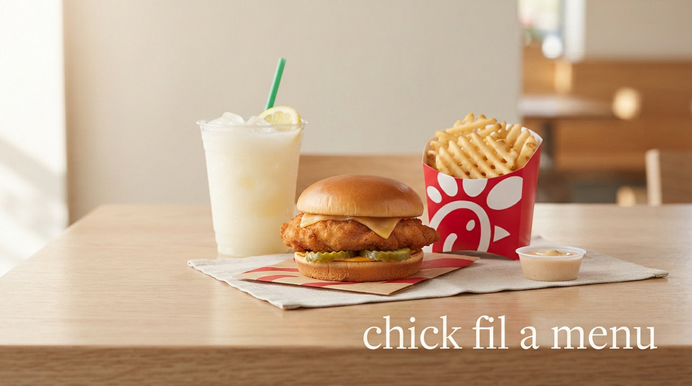 chick fil a menu 2026