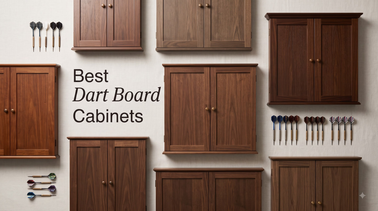 Best Dart Board Cabinets