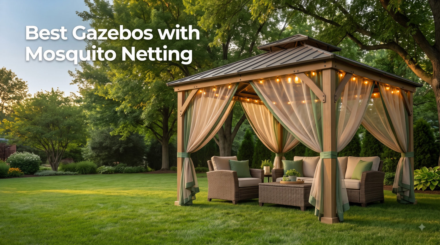 Best Gazebos with Mosquito Netting