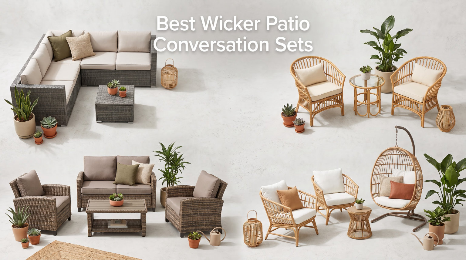 Best Wicker Patio Conversation Sets