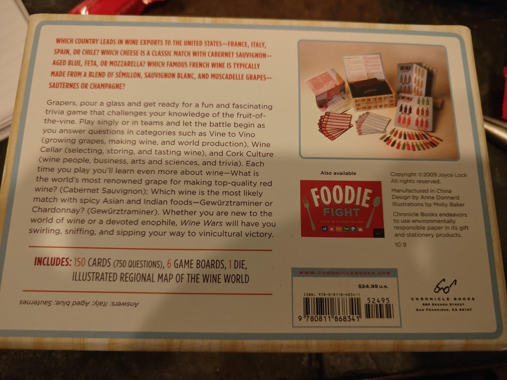 Wine Wars: A Trivia Game for Wine Geeks and Wannabes (Gifts for Winos, Wine Lover Gifts, Adult Trivia Games) customer photo 1