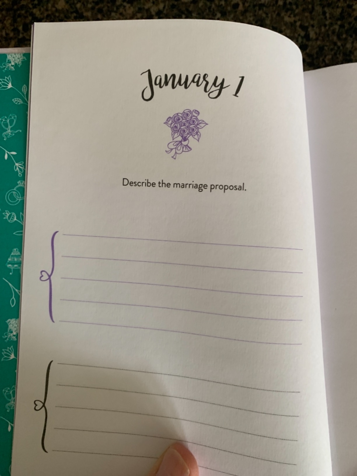 One Question a Day for Newlyweds: A Journal for the First Year of Marriage customer photo 1