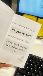 HR Approved Way To Say Things I Can't Say Out Loud At Work (HR Approved Office Survival Series) customer photo 2