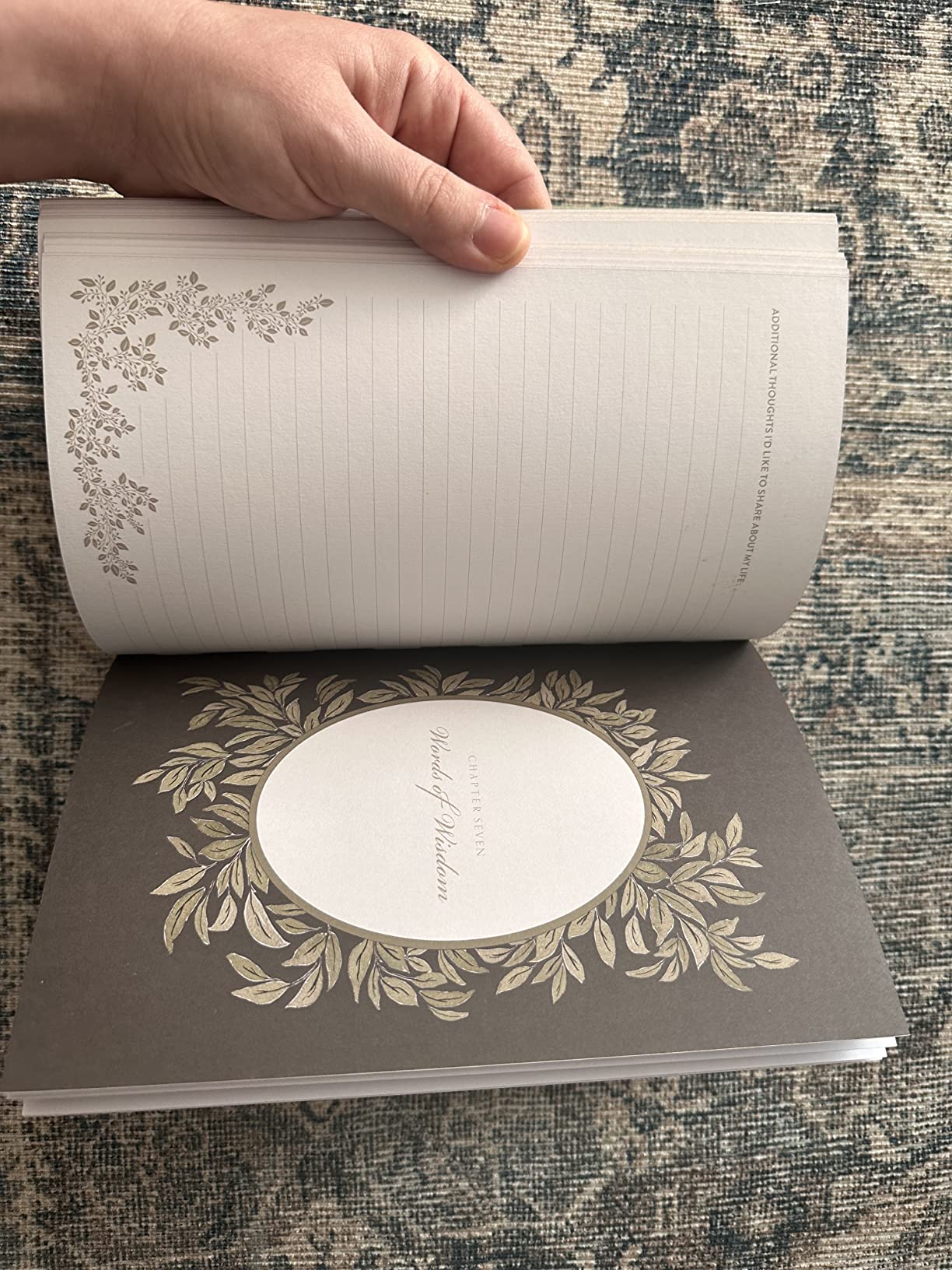 Mom's Story: A Memory and Keepsake Journal for My Family (Heirloom Story Books and Guided Journals) customer photo 2