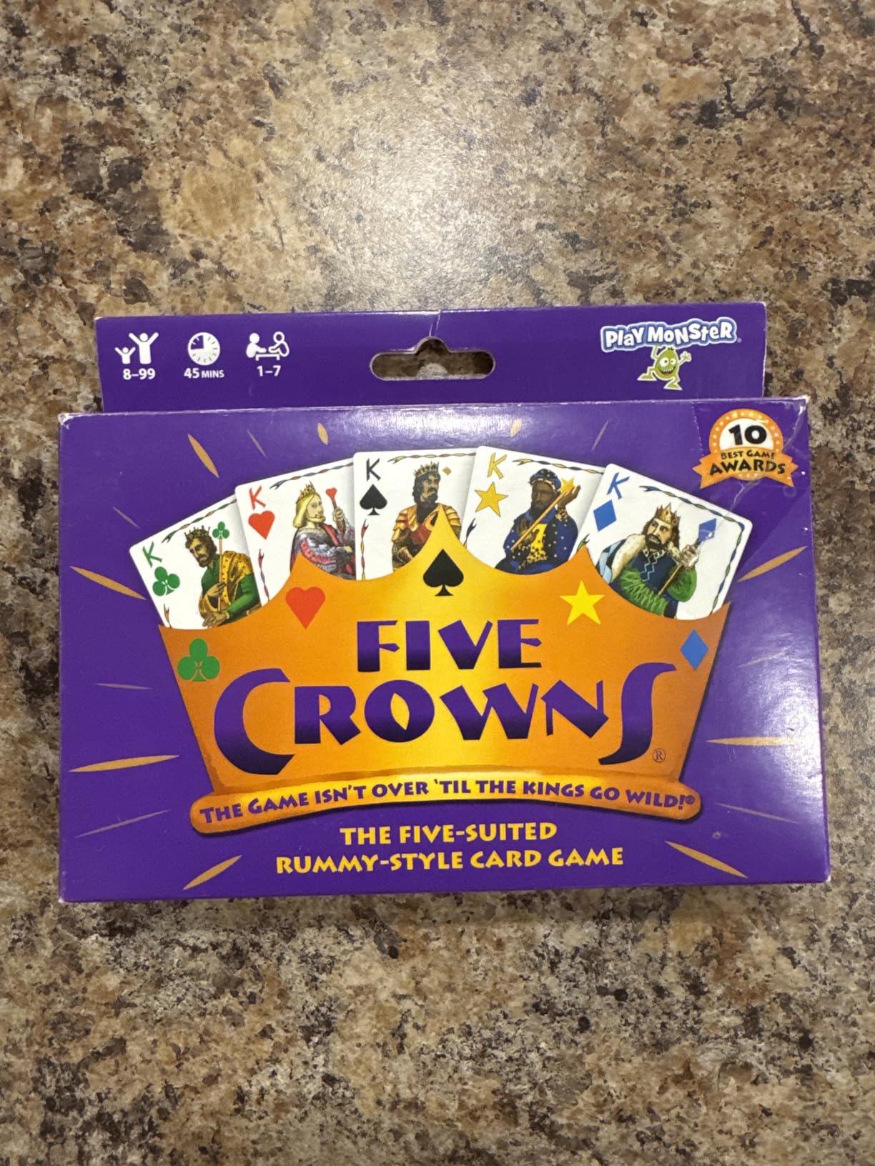 Five Crowns Rummy Style Card Game for Kids and Adults, Family Game Night | Family Game Night, Travel Games, Screen-Free, Holiday Game, Playing Cards, Award-Winning customer photo 1