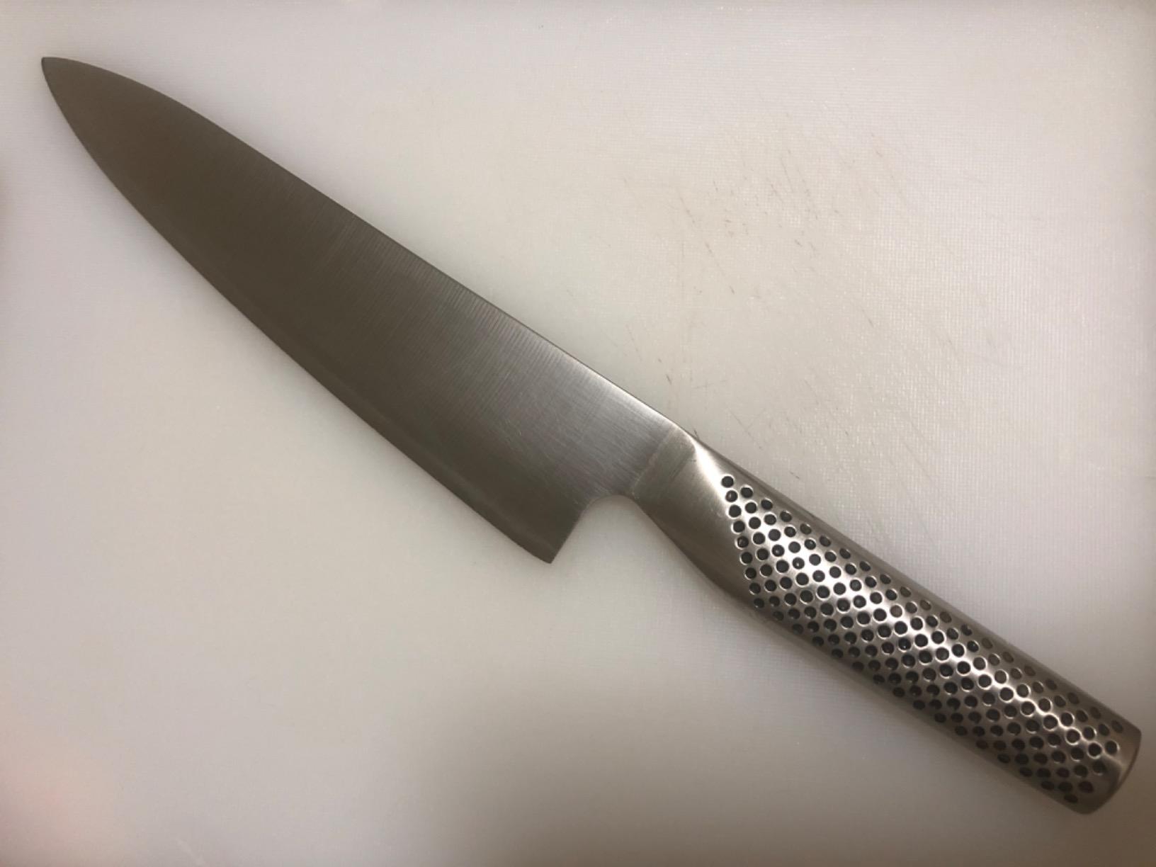 Global 8 inch, 20cm Chef's Knife, Silver customer photo 2