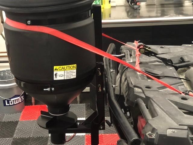 Buyers Products ATVS15A ATV 12V Broadcast Spreader 15 Gallon Hopper | 12V ATV Broadcast Spreader Holds 15 Gallons And Spreads Seed, Feed, Salt, Fertilizer, Deer Feed And More From 5 To 30 Ft customer photo 1
