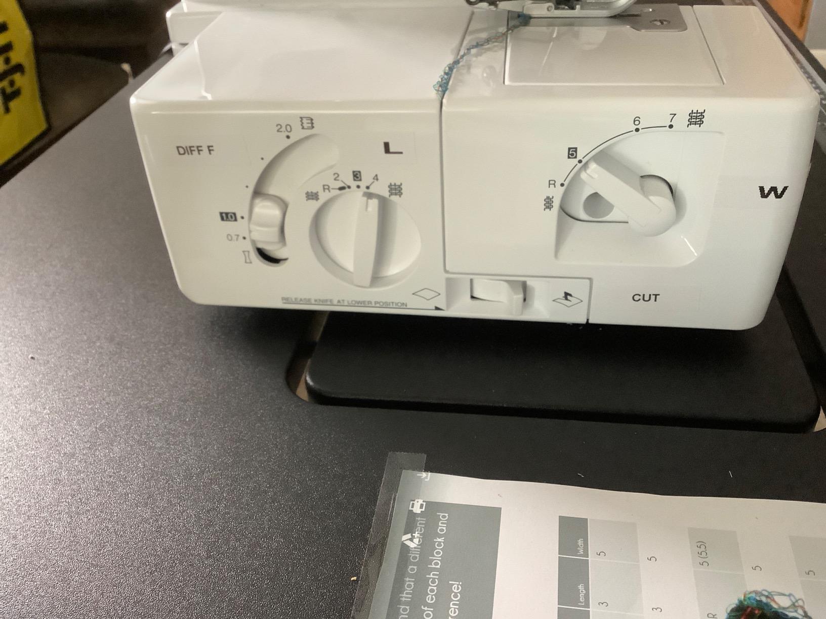 Brother 1034D Serger Overlock Sewing Machine | 300 Stitches Per Minute, Removeable Trim Trap, 3 Included Accessory Feet customer photo 2