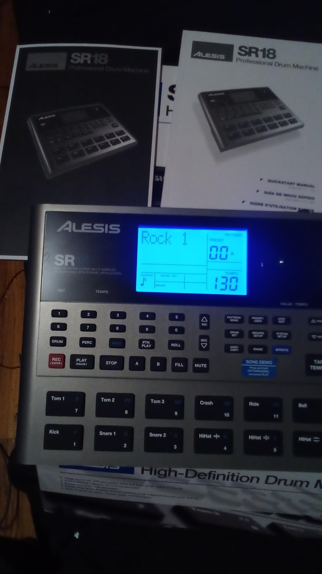 Alesis SR-16 Standalone Drum Machine customer photo 1