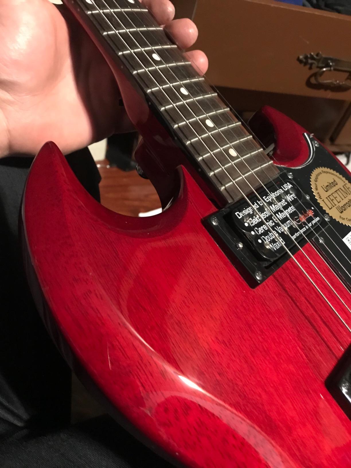 Epiphone SG Special Electric Guitar, Cherry customer photo 1