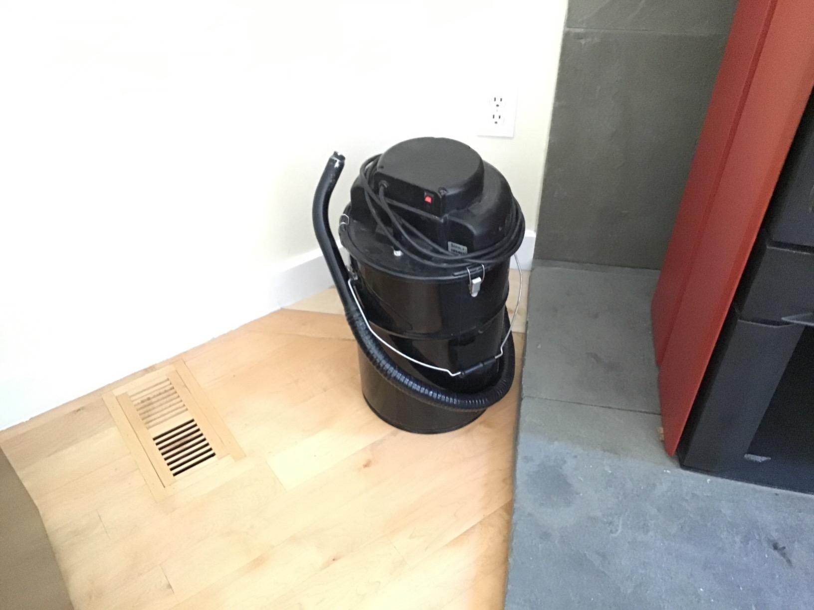 Loveless Ash Vacuum Cougar+ for pellet stoves-Made in the USA. Fireplace vacuum, pellet stove vacuum cleaner for hot ash customer photo 2