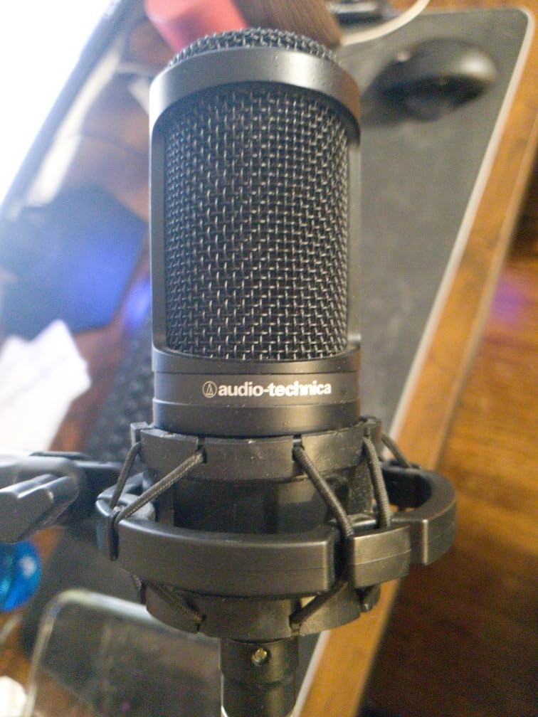 Audio-Technica AT2020 Cardioid Condenser Studio XLR Microphone, Ideal for Project/Home Studio Applications customer photo 2
