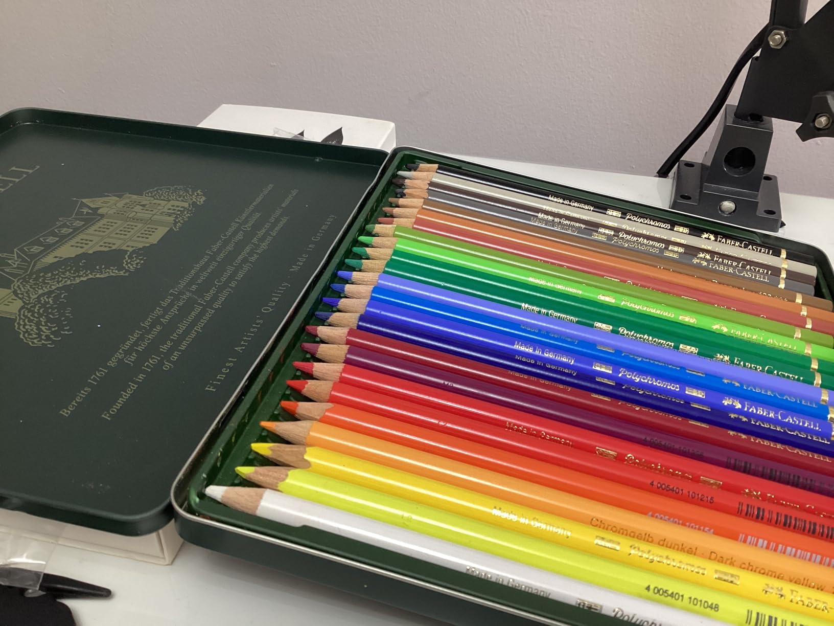 Faber-Castell Polychromos Artists' Color Pencils - Tin of 24 Colors - Premium Quality Artist Pencils customer photo 1