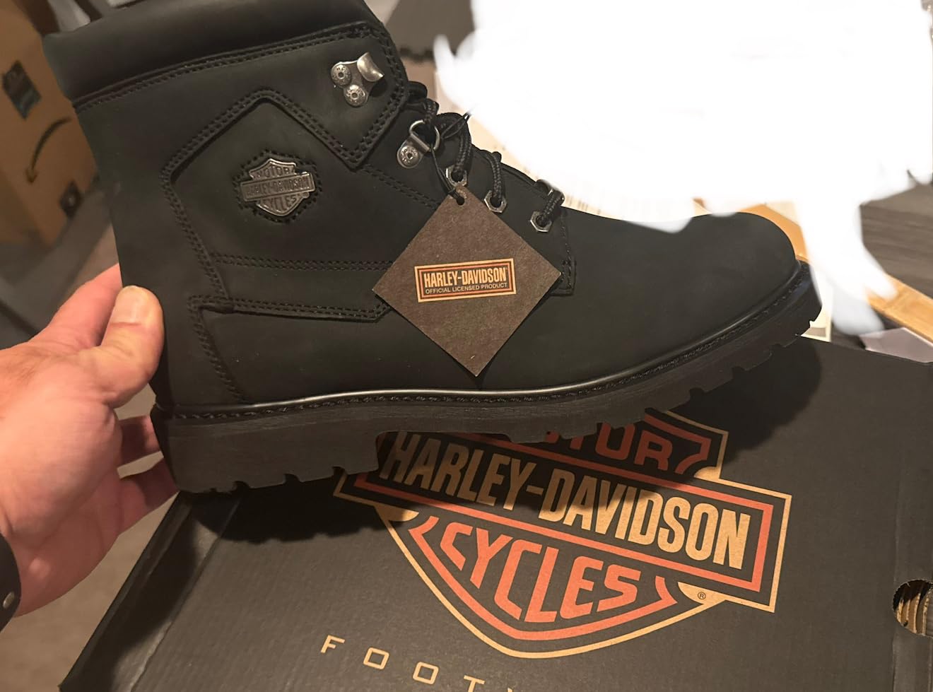 Harley-Davidson Footwear Mens Badlands Motorcycle Casual Boots Ankle - Black customer photo 1