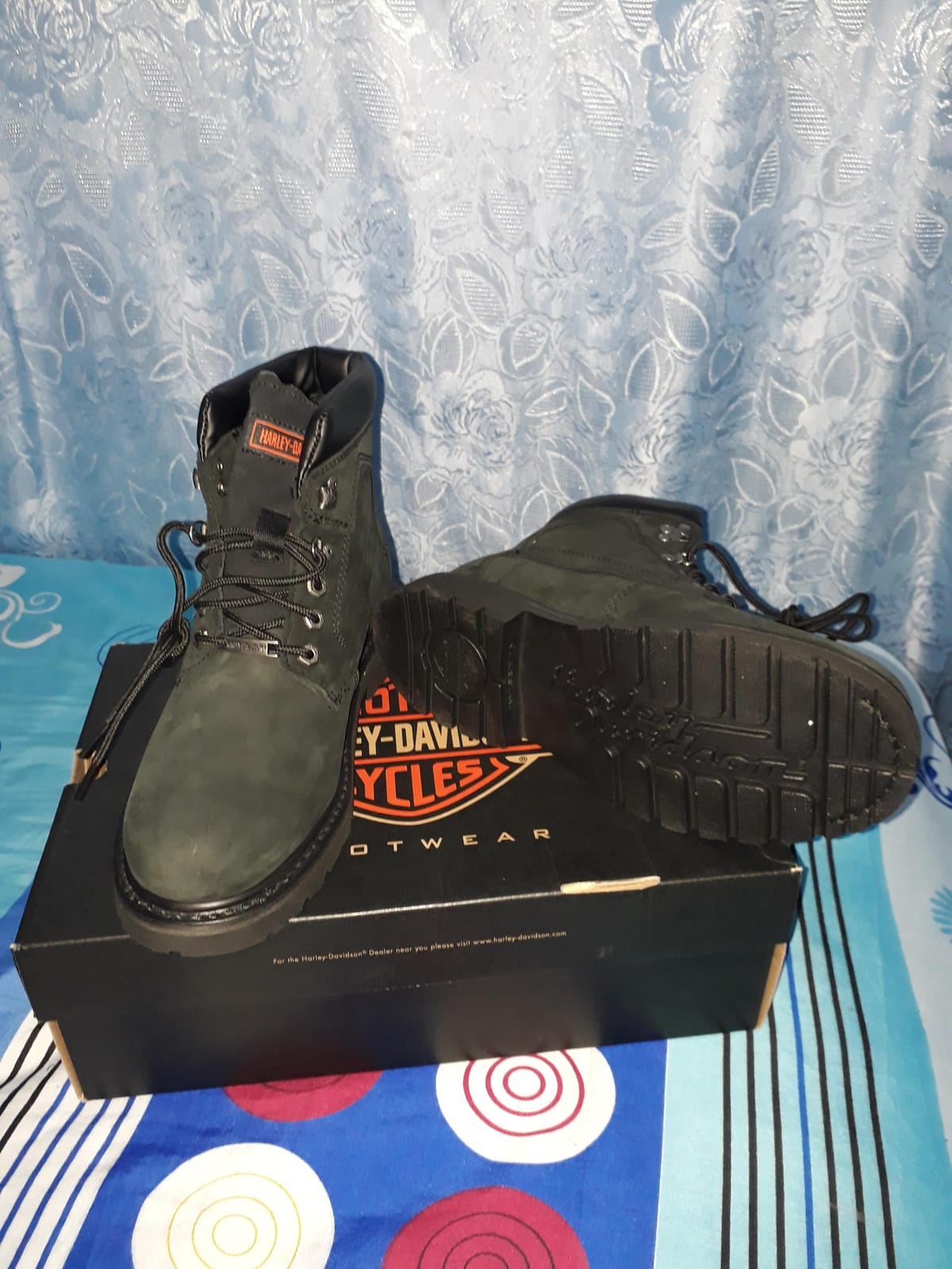 Harley-Davidson Footwear Mens Badlands Motorcycle Casual Boots Ankle - Black customer photo 2
