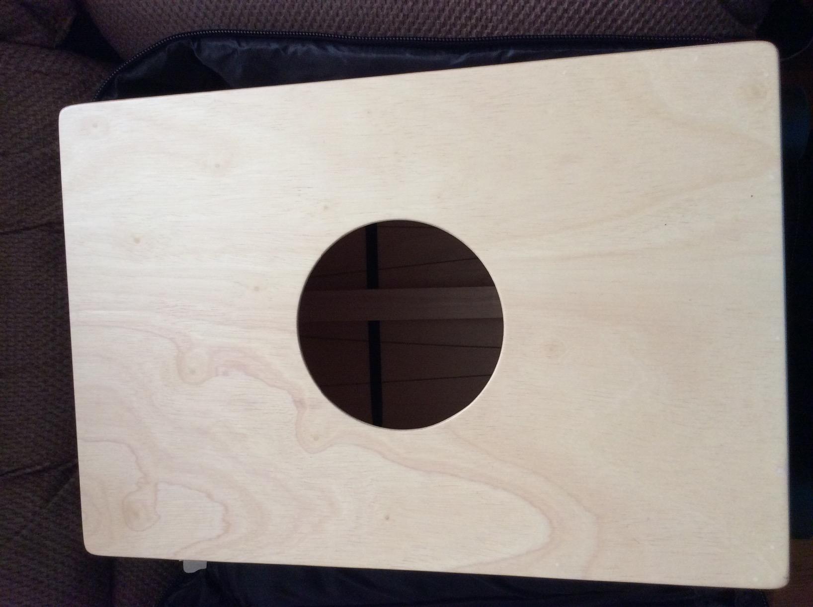 Meinl Percussion HCAJ1NT Headliner Series Wood String Cajon for Adjustable Snare Effect, Full Size customer photo 1