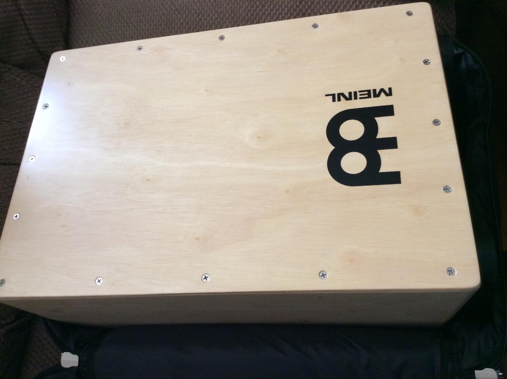 Meinl Percussion HCAJ1NT Headliner Series Wood String Cajon for Adjustable Snare Effect, Full Size customer photo 2