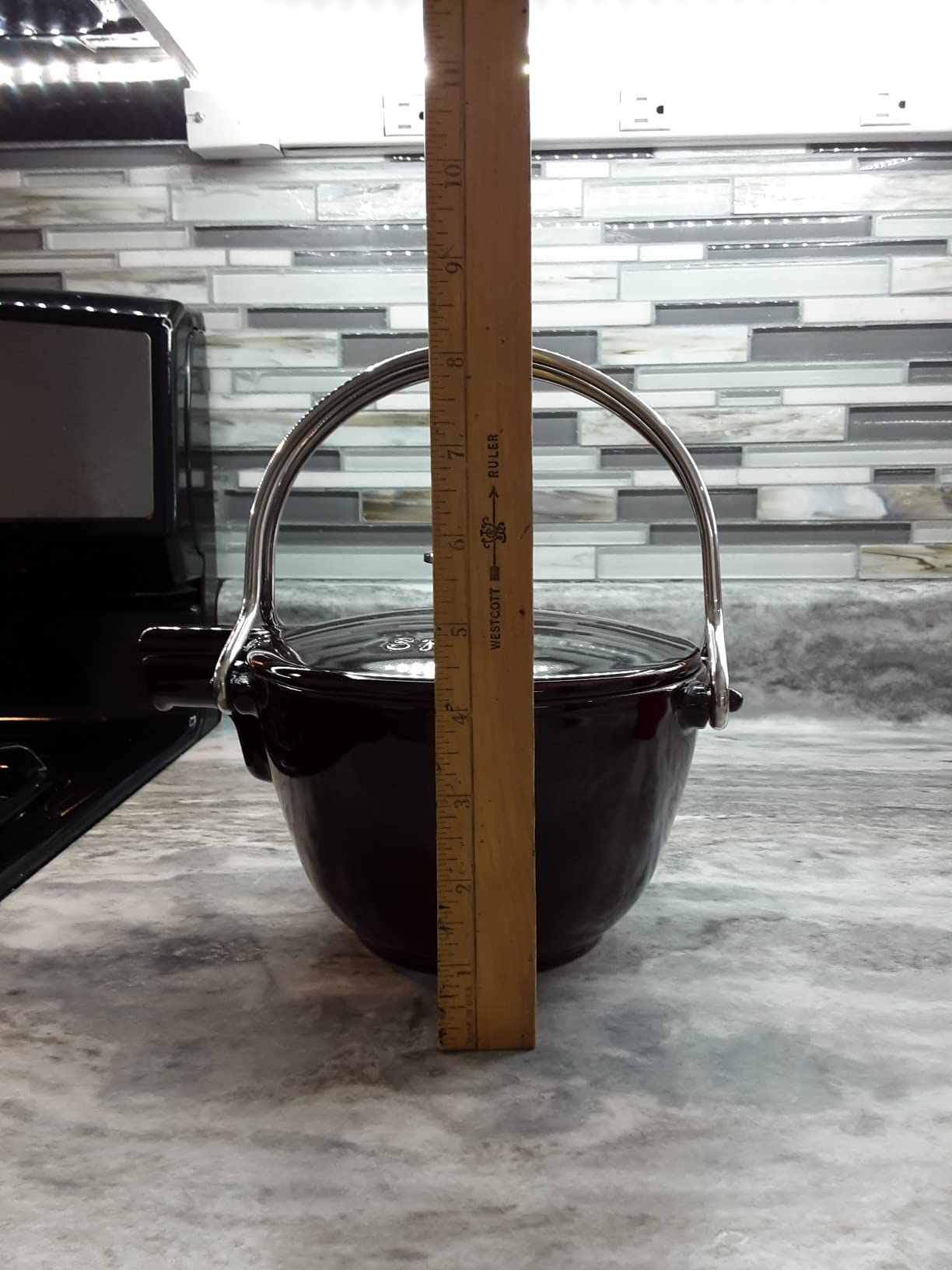 STAUB 1004030 Cast Iron Tea Pot, Black customer photo 1