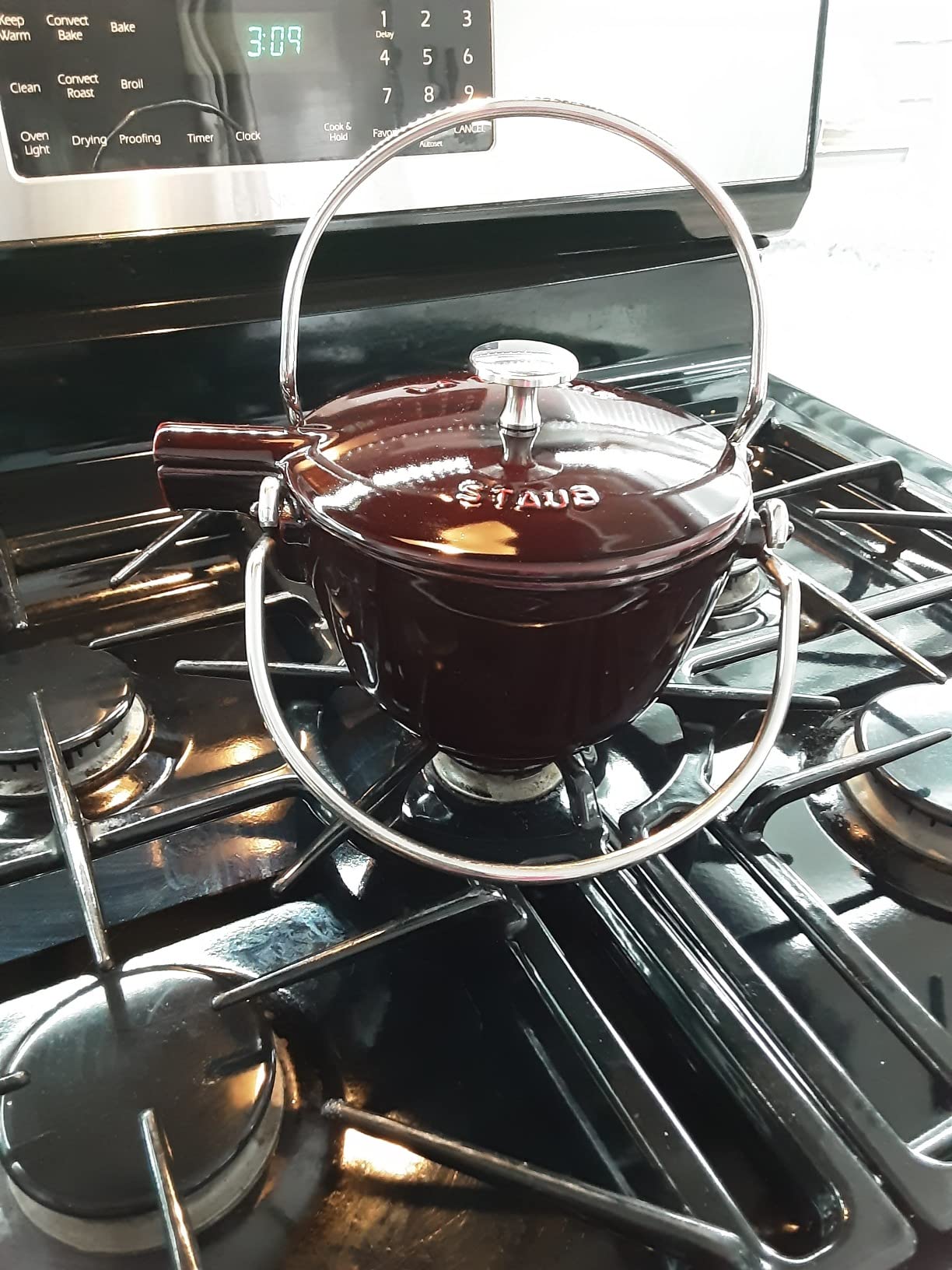 STAUB 1004030 Cast Iron Tea Pot, Black customer photo 2