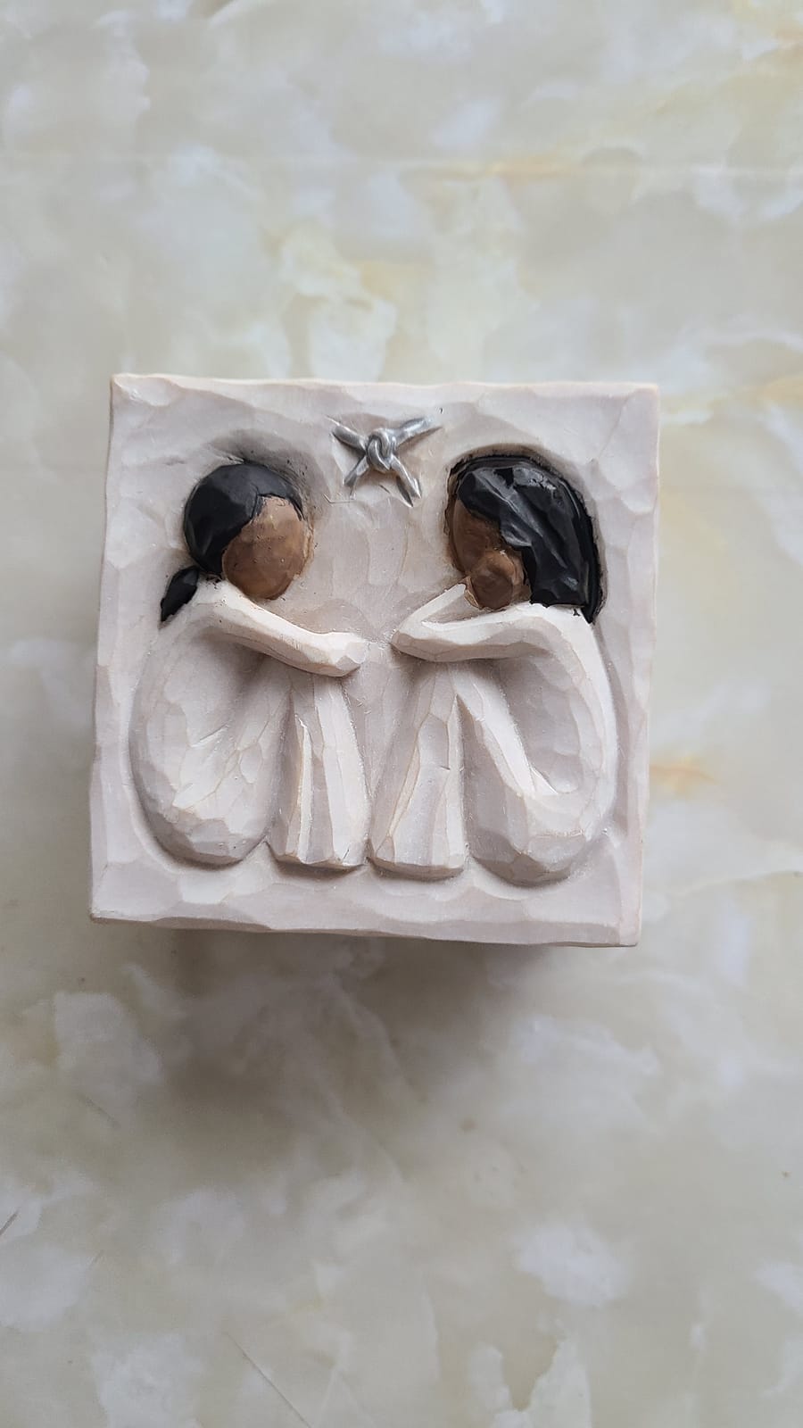 Willow Tree Friendship Keepsake Box, Sculpted Hand-Painted Bas-Relief Box customer photo 1