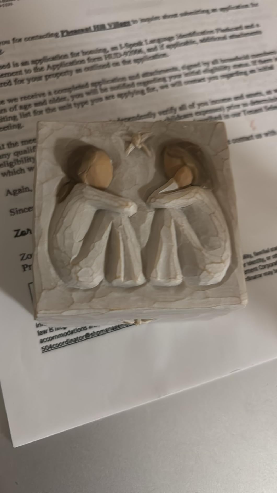 Willow Tree Friendship Keepsake Box, Sculpted Hand-Painted Bas-Relief Box customer photo 2