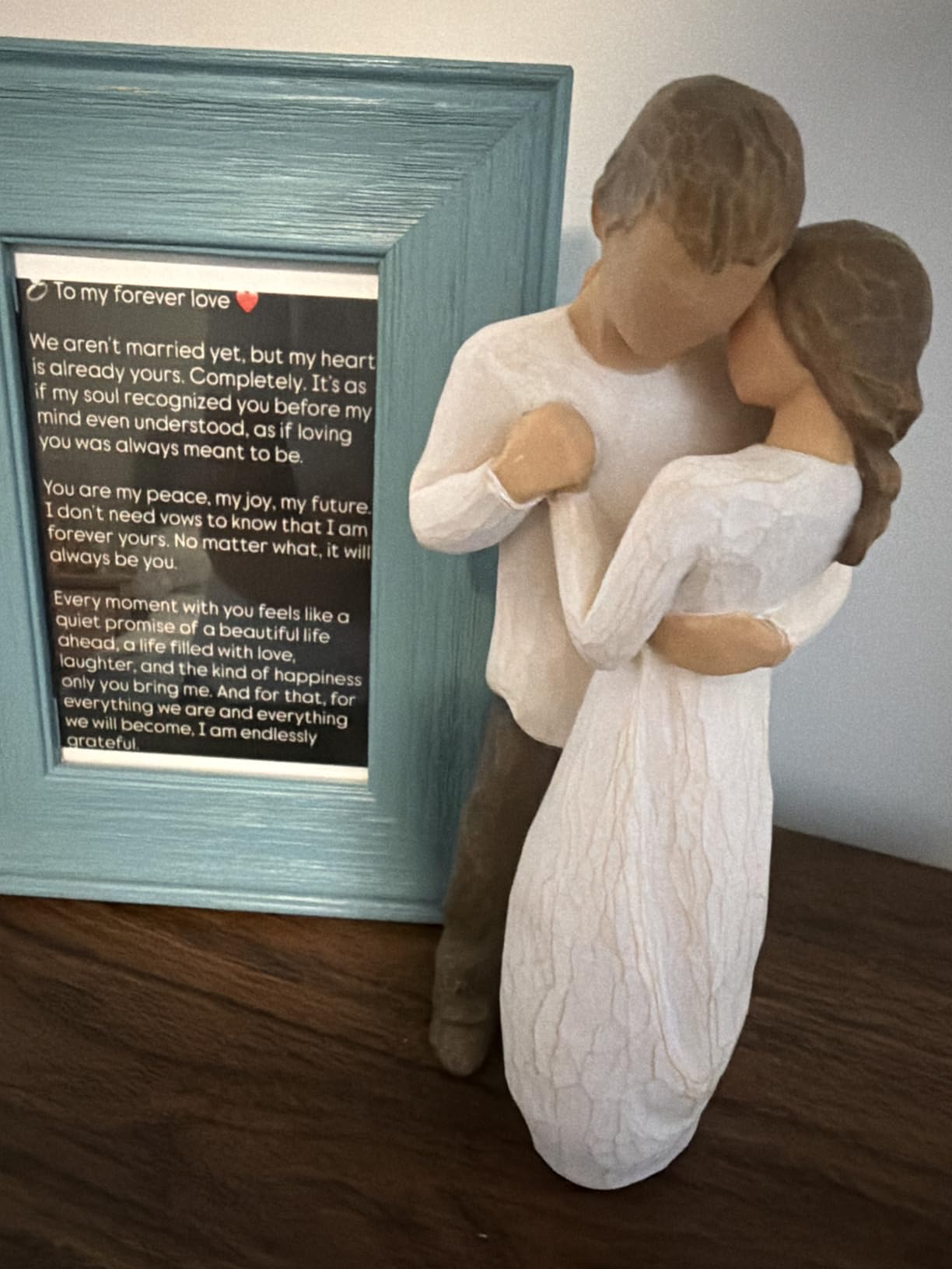 Willow Tree Promise, Sculpted Hand-Painted Figure | Cast from a Susan Lordi Original Carving, Expression of Love and Caring, Display on Shelf, Table or Mantel, Fitted Gift Box customer photo 2