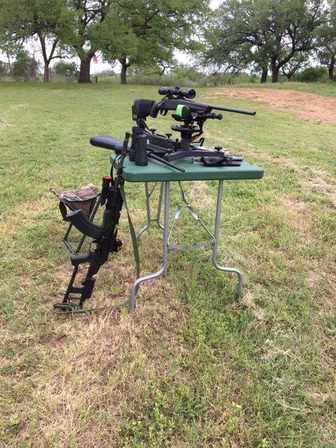 MTM PST-11 Predator Shooting Table, Portable Benchrest, Durable Molded Design, Shooting Platform, Target Shooting & Range Accessory, Green customer photo 2
