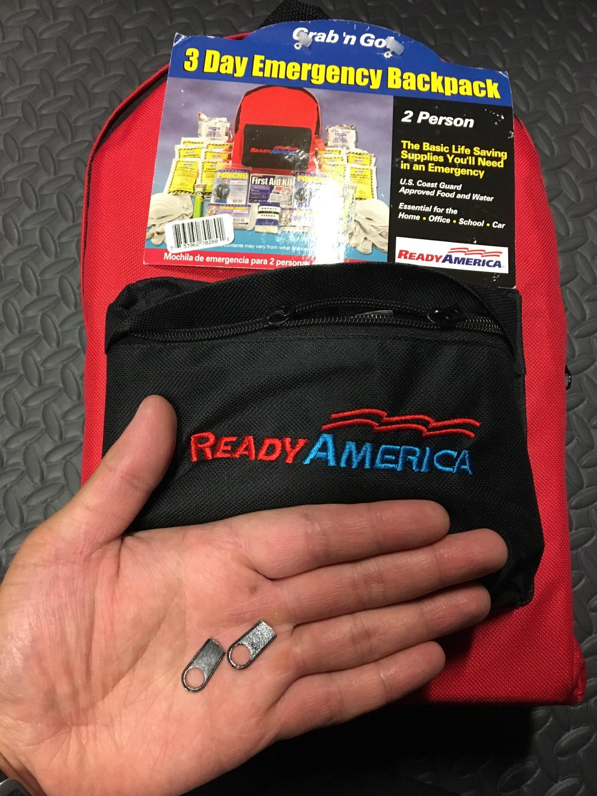 Ready America 70280 Emergency 2-Person 3-Day Survival Backpack | 72-Hour Emergency Kit with First Aid, Survival Blanket and Portable Go-Bag for Travel, Camping, Home, Car and Outdoors customer photo 2