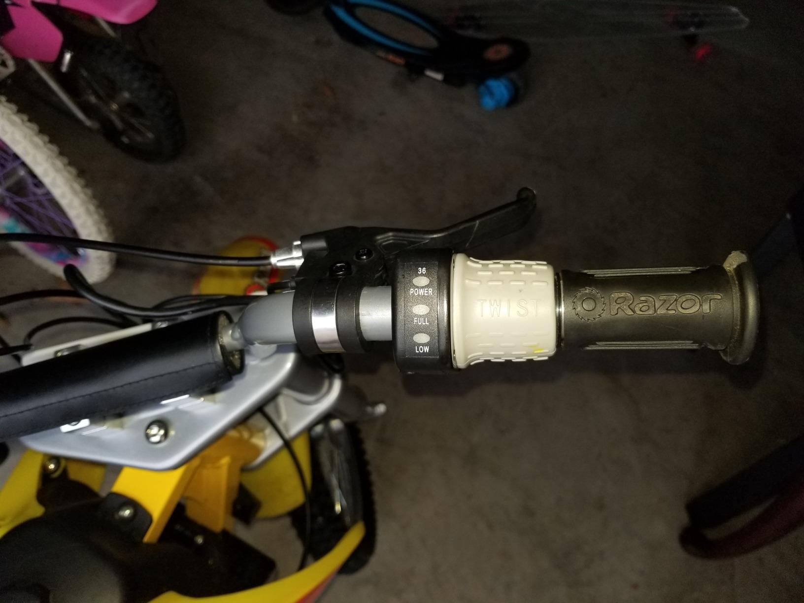 Razor MX650 Dirt Rocket Off-Road Motocross Bike, 36V Electric Ride-On, Up to 17 mph, Dual Suspension customer photo 2