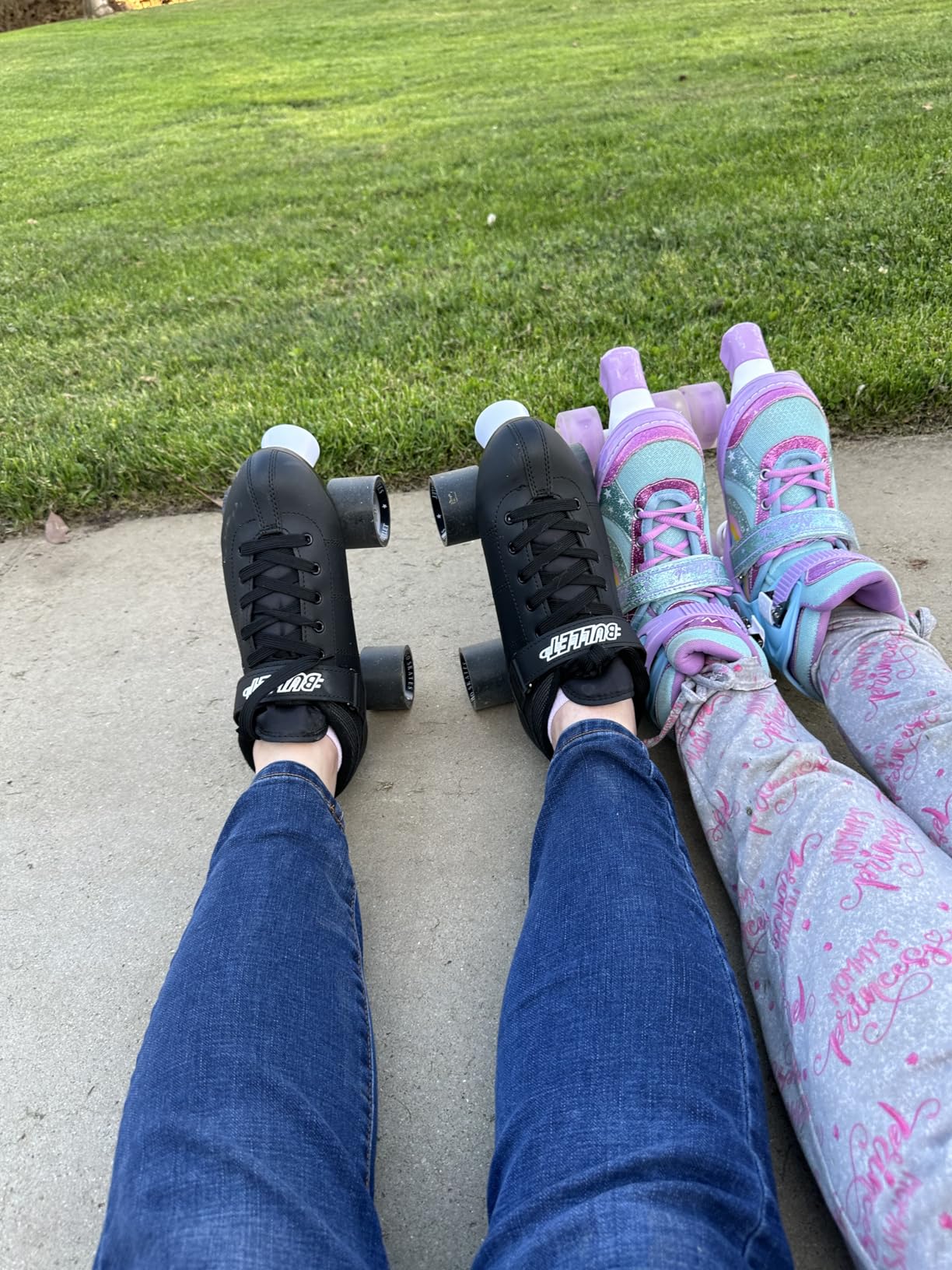 Chicago Skates Bullet Speed Roller Skates - Adjustable Quad Roller Skates Women Men, Durable Skates, Top Performance with Front Stopper, 62mm Urethane Wheels, Low-Cut Ankle Boot, Indoor Outdoor Toys customer photo 1
