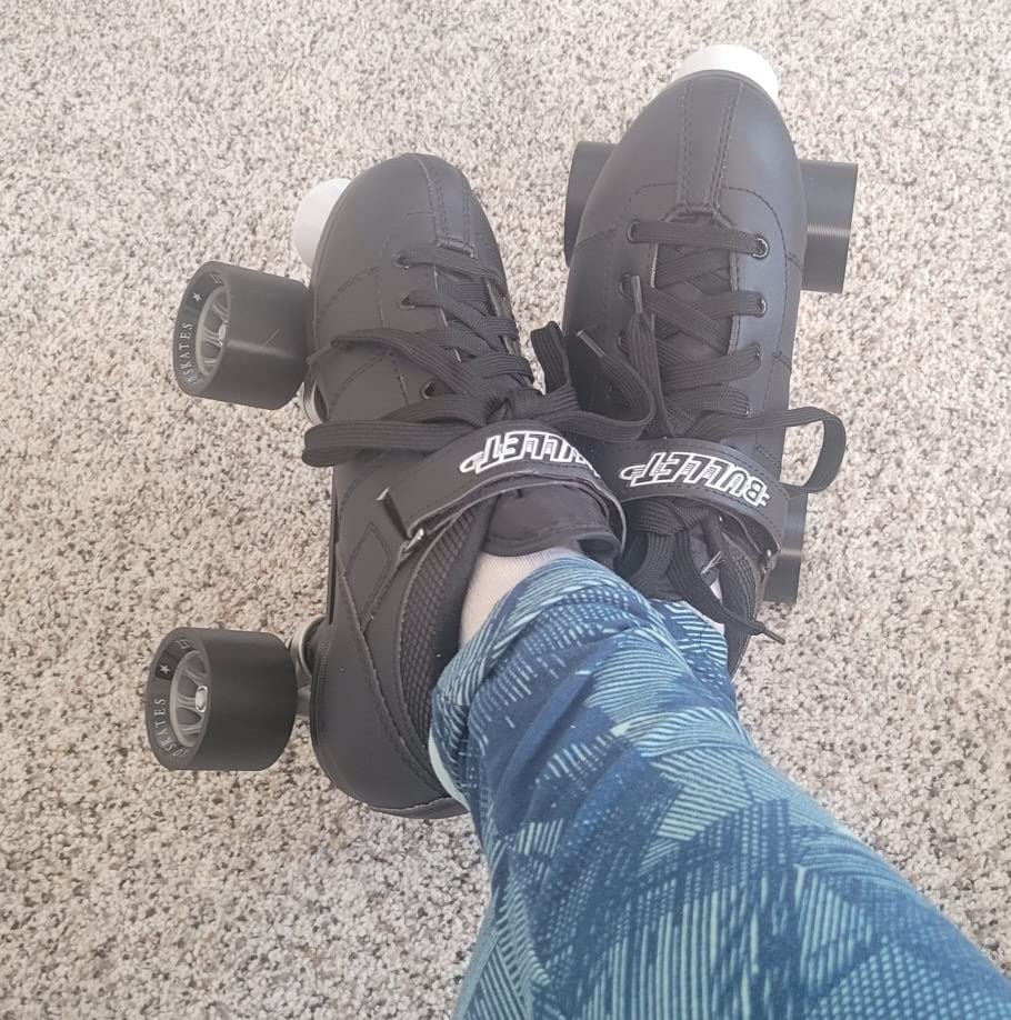 Chicago Skates Bullet Speed Roller Skates - Adjustable Quad Roller Skates Women Men, Durable Skates, Top Performance with Front Stopper, 62mm Urethane Wheels, Low-Cut Ankle Boot, Indoor Outdoor Toys customer photo 2