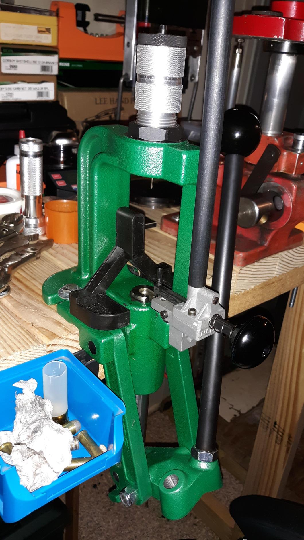 RCBS Rock Chucker Supreme Single Stage Reloading Press - Cast Iron - Green customer photo 2