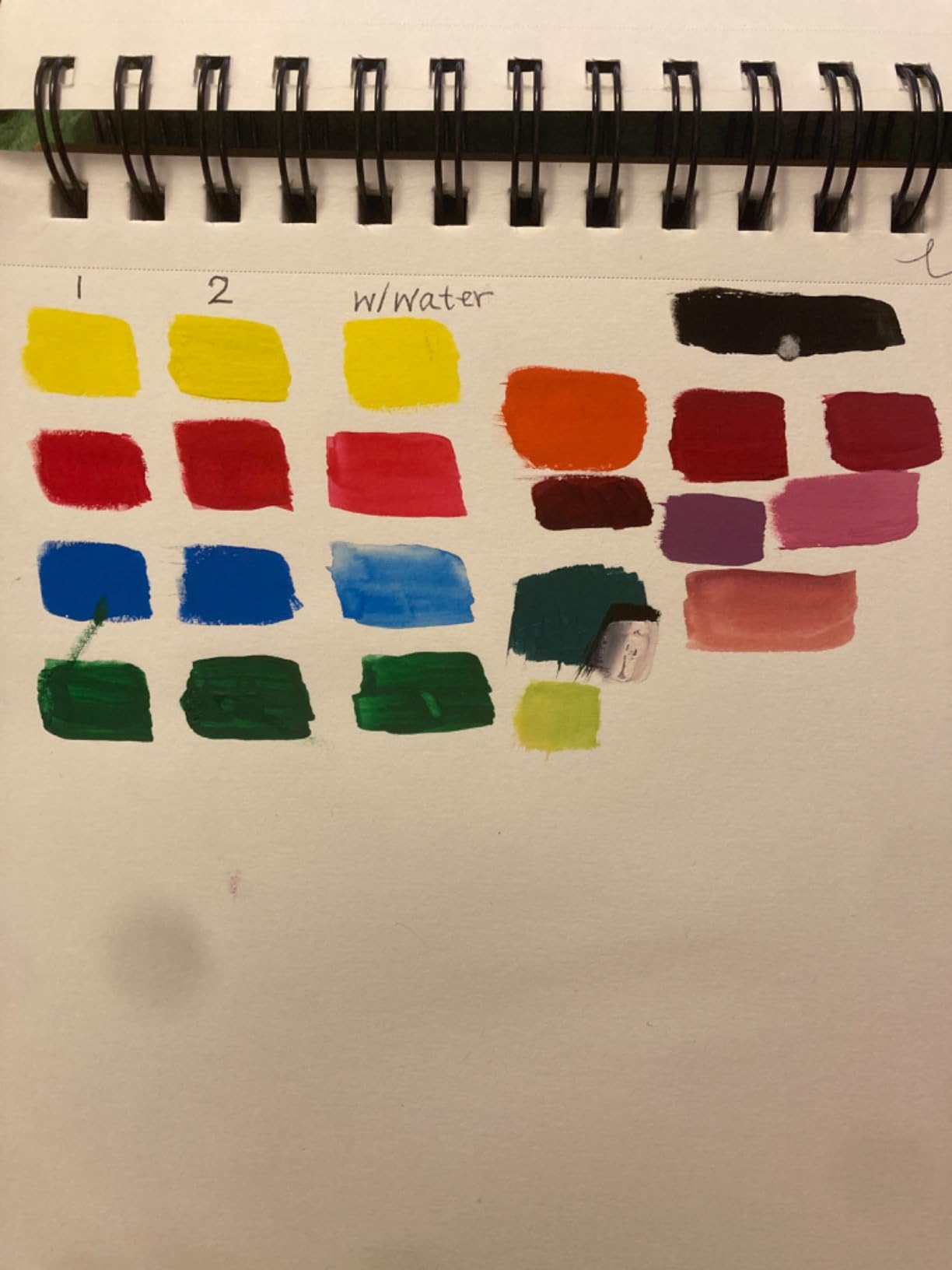 Winsor & Newton Designers' Gouache Introductory 10-Tube Paint Set, 14ml,Blue,green,ivory,white customer photo 1