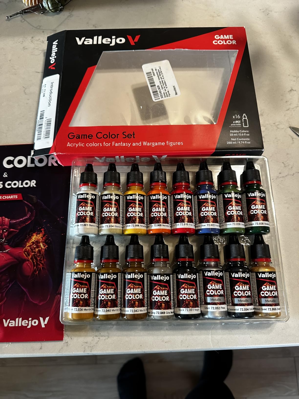 Game Color Introduction Set | Starter Set for Fantasy and Wargame Figures | 16 Bottles x 18 ml (0.60 fl.oz.) customer photo 1