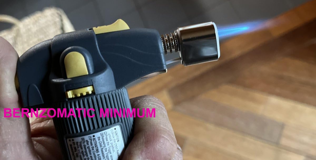 Bernz-O-Matic ST2200T Micro Flame Butane Torch Kit, Small, Black | Small Torch for Creme Brulee, Kitchen Cooking, Soldering & Jewelry Repair | Portable Mini Torch Lighter customer photo 2