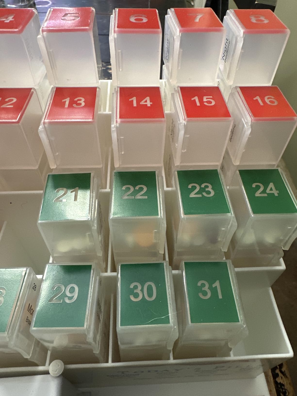 MedCenter 31-Day Pill Organizer System with 4-Time Talking Alarm customer photo 1