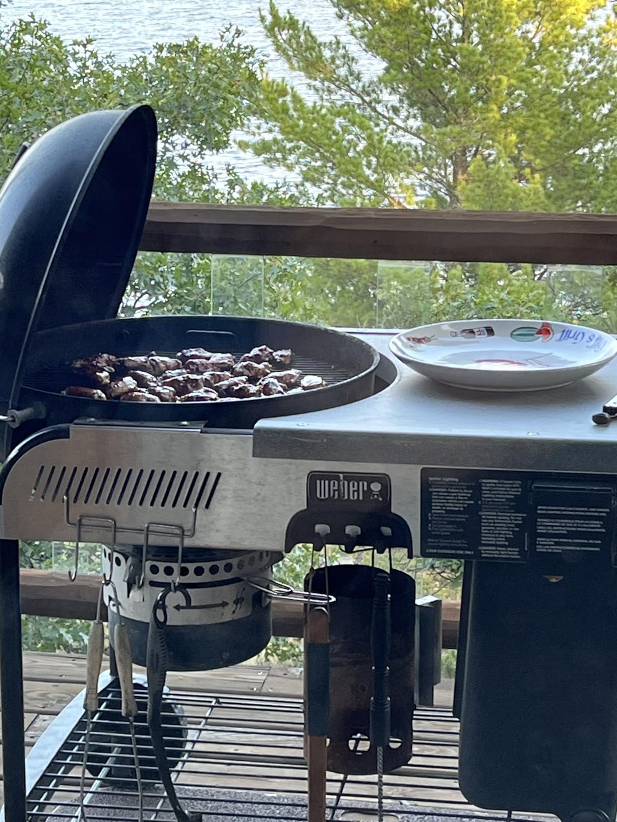 Weber Hinged Charcoal Cooking Grate for 22