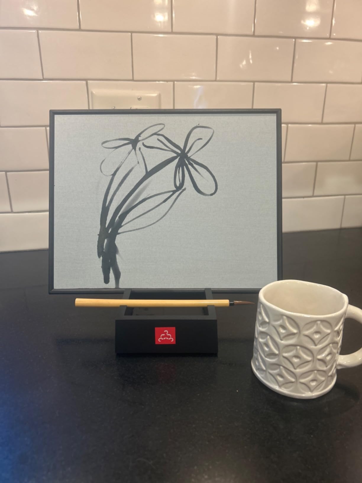 Buddha Board - The Original Water Painting Board for Mindfulness & Creativity - Unique Gift for Artists, Adults & Kids - Mess-Free Zen Art Supplies customer photo 2