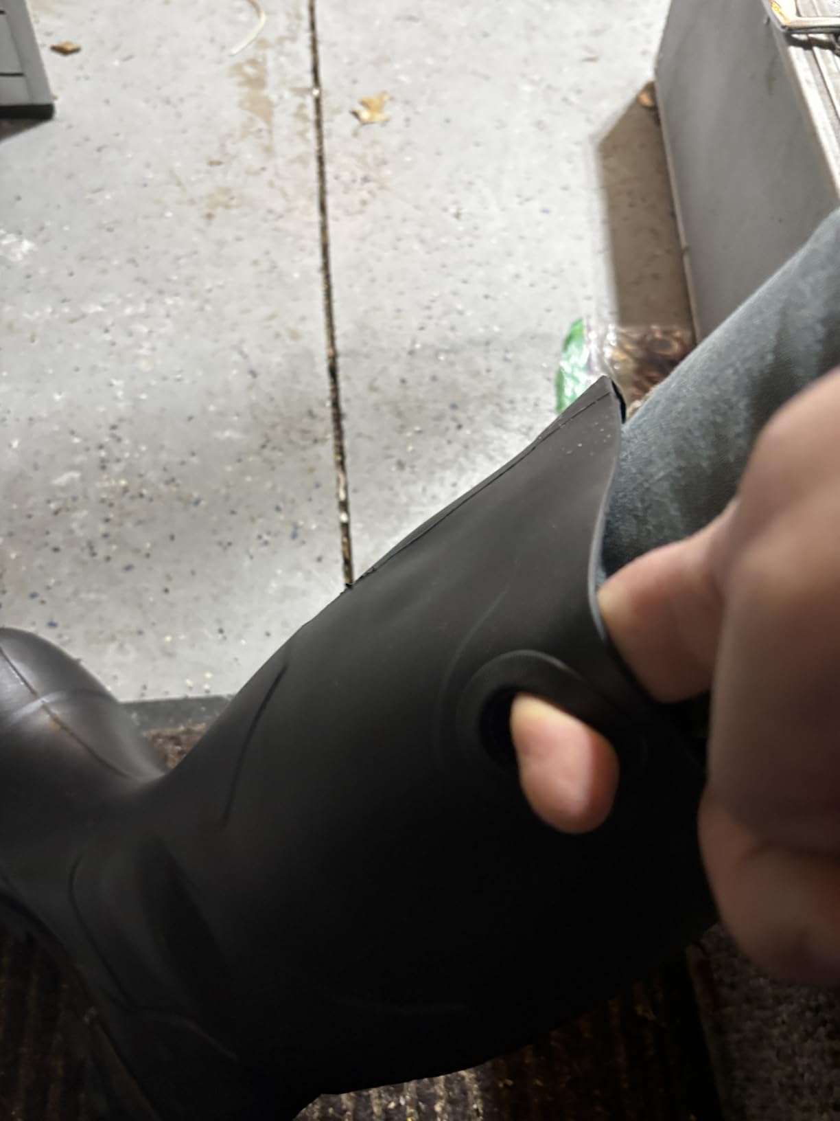 DUNLOP Chesapeake Rubber Boots for Men and Women, Plain Toe, Black customer photo 1