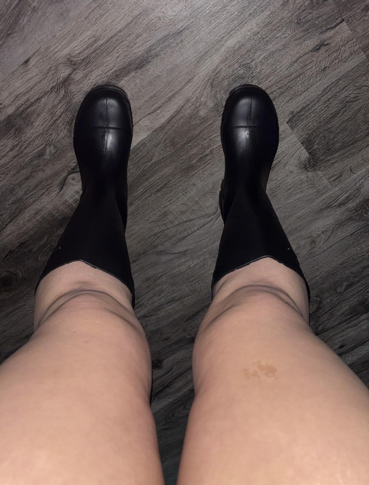 DUNLOP Chesapeake Rubber Boots for Men and Women, Plain Toe, Black customer photo 2