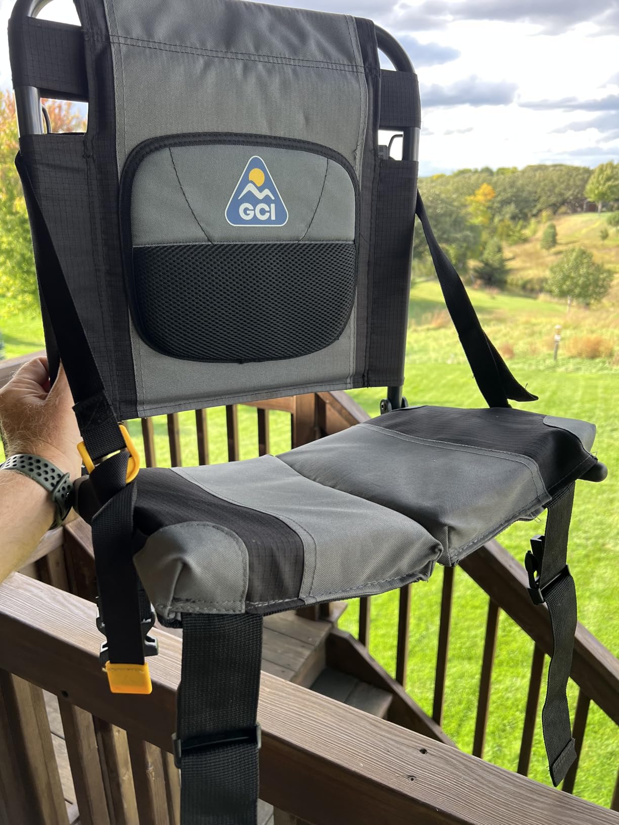 GCI Outdoor SitBacker Adjustable Canoe Seat with Back Support customer photo 2