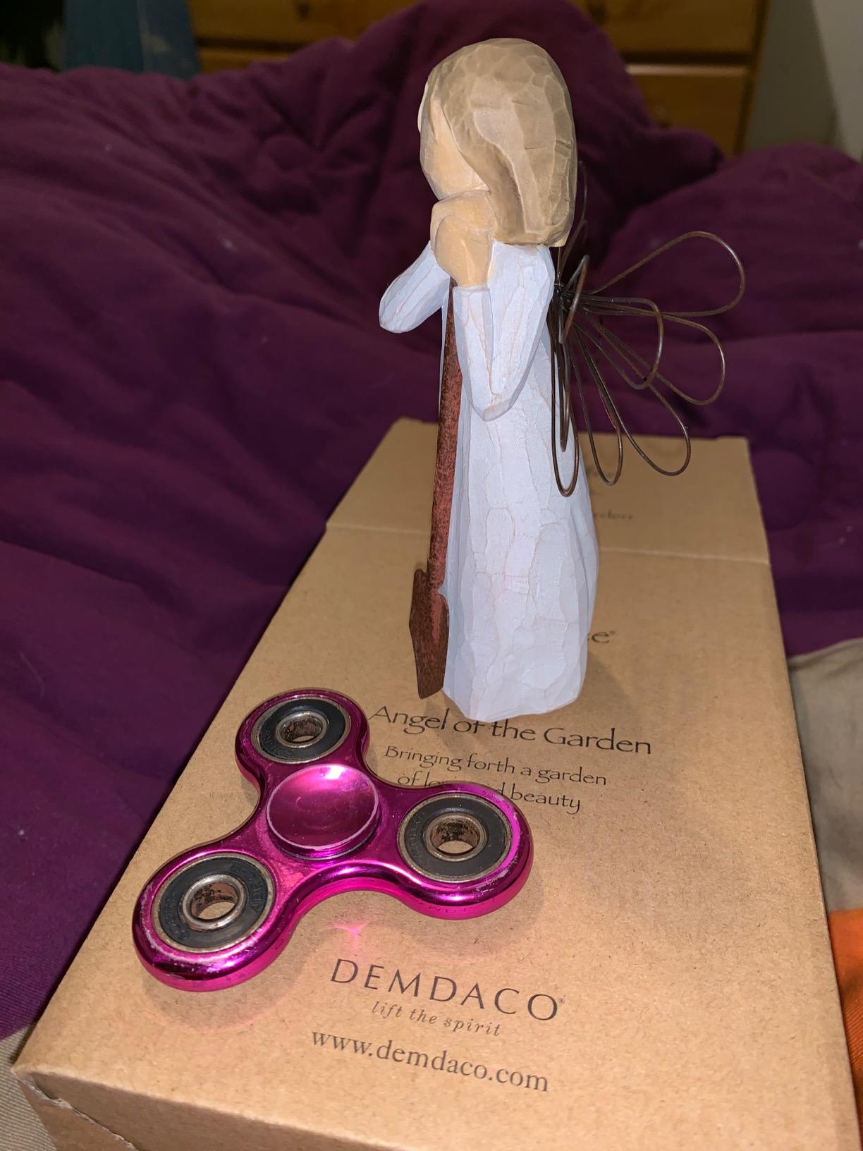 Willow Tree Angel of the Garden, Sculpted Hand-Painted Figure | Hand-Painted Angel Figurine, Celebrating Friendship, Nature and Everyday Blessings, Sculpted by Artist Susan Lordi customer photo 1
