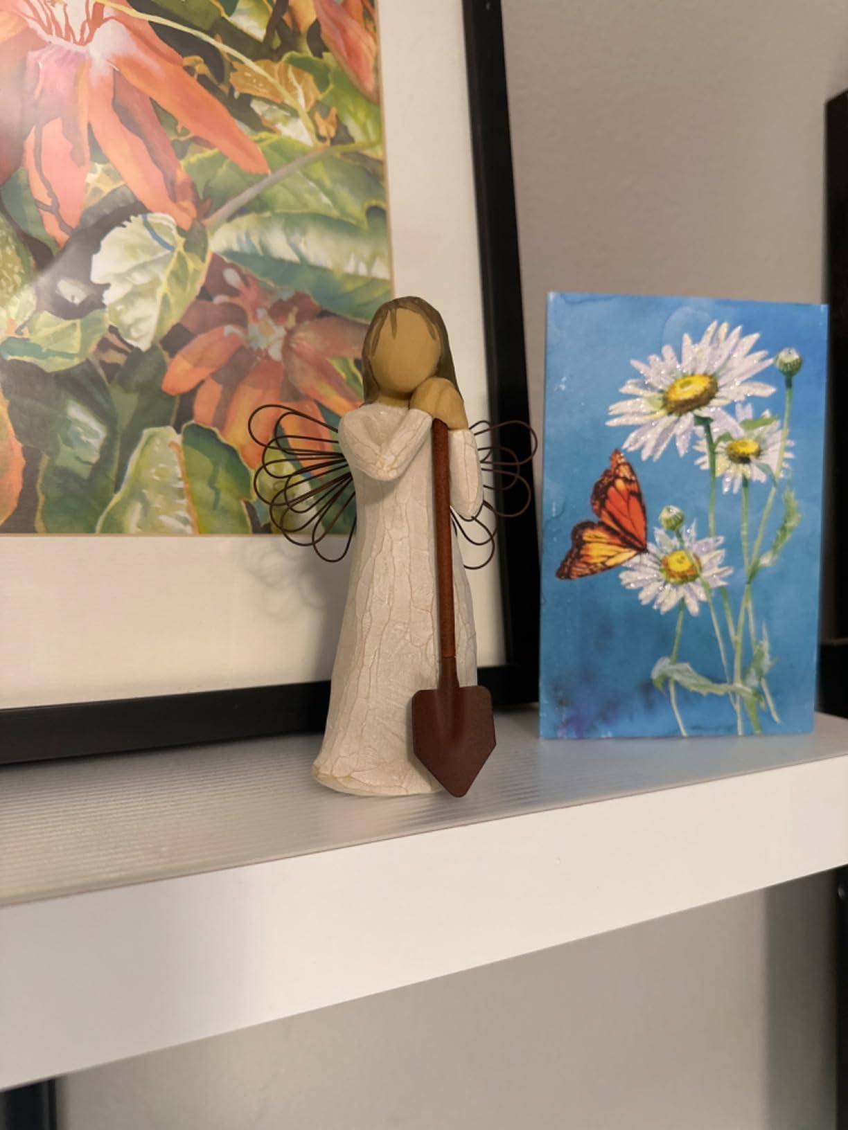 Willow Tree Angel of the Garden, Sculpted Hand-Painted Figure | Hand-Painted Angel Figurine, Celebrating Friendship, Nature and Everyday Blessings, Sculpted by Artist Susan Lordi customer photo 2