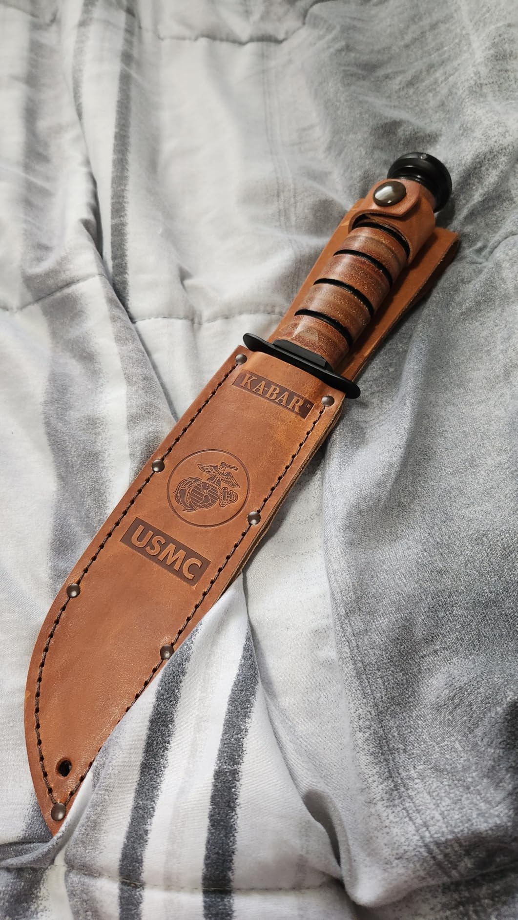 KA-BAR Full Size US Marine Corps Fighting Knife, Straight customer photo 1