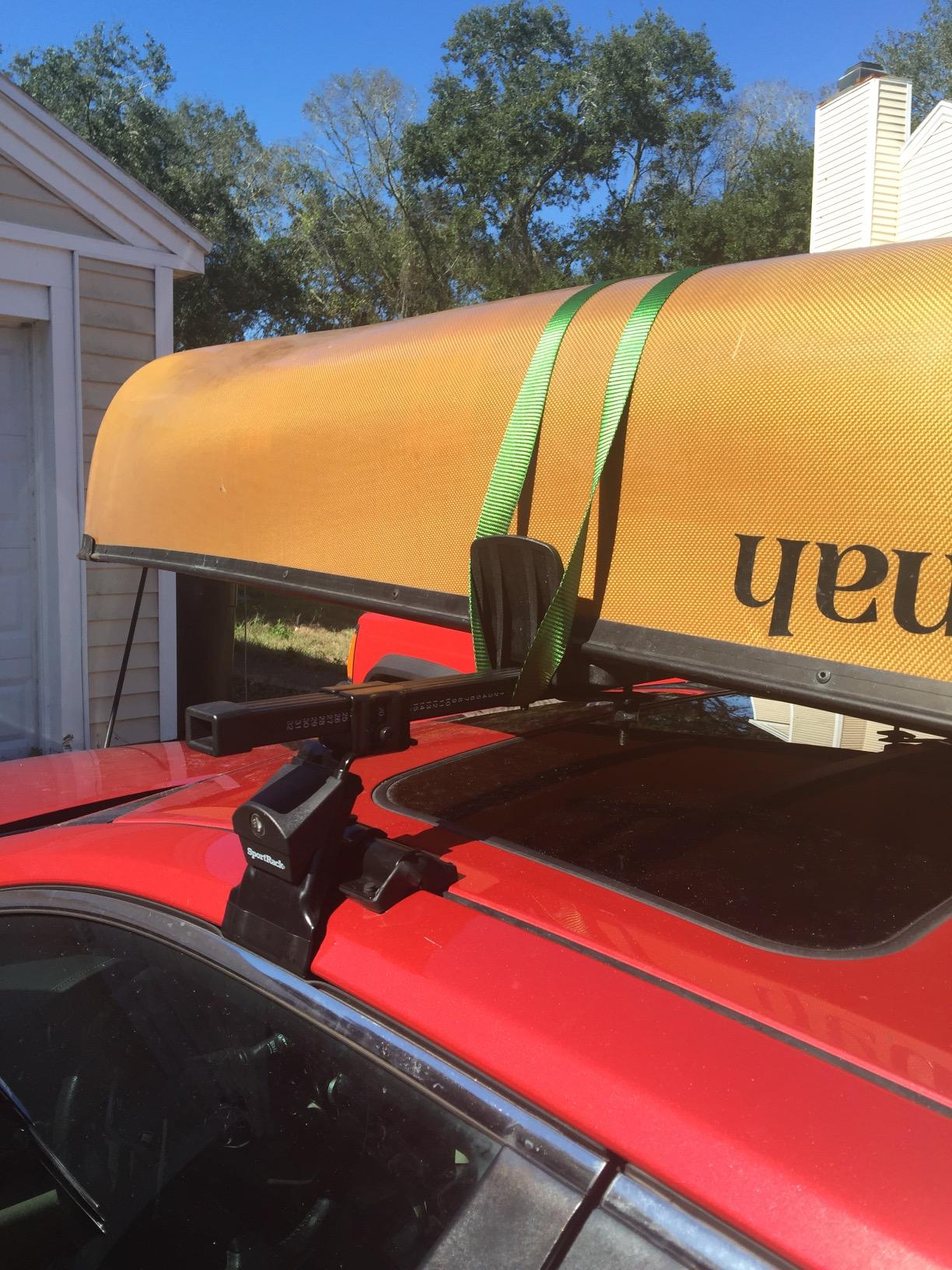 Malone Big Foot Pro Universal Car Rack Canoe Carrier with Bow and Stern Lines | Malone Big Foot Pro Canoe Carrier with Heavy-Duty Aluminum Rails customer photo 2