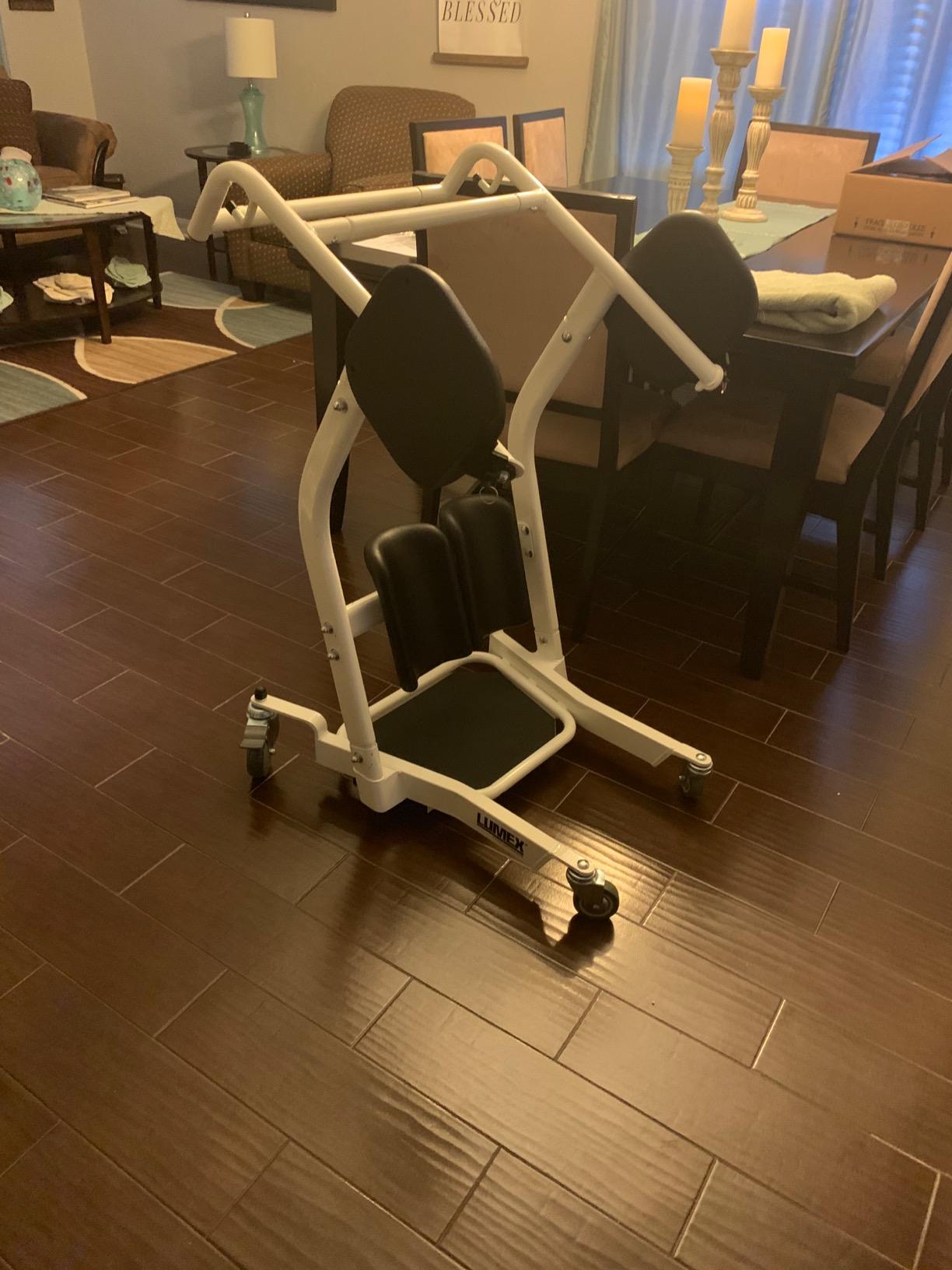 Lumex LF1600 Stand Assist, Sit to Stand Patient Lift for Elderly Seniors, Chair Transfer & Standing Support Aid customer photo 2